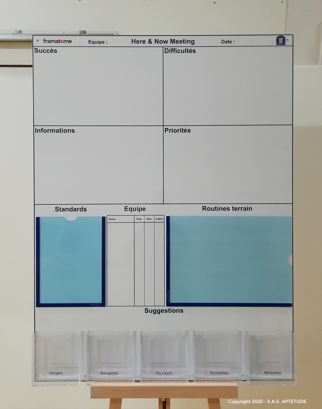 FRAMATOME - Tableaux & solutions de management visuel interne