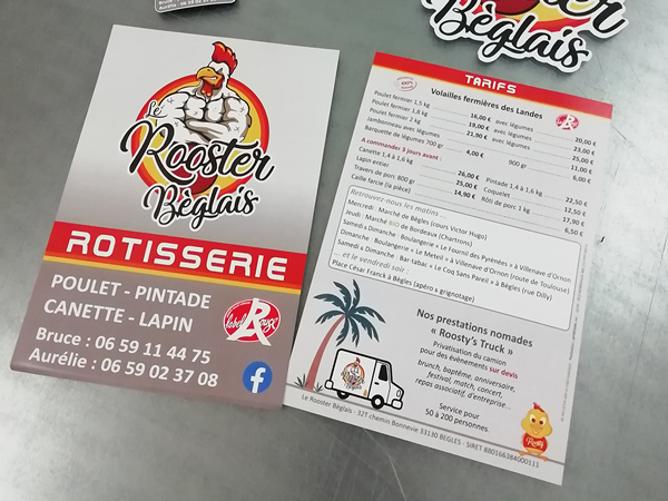 Flyers Tarifs Le Rooster Bèglais