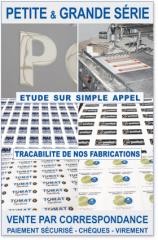 Bossing - doming / Autocollant adhésif permavision / dômage détiquettes 3D