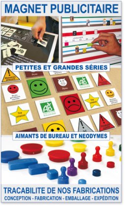 Magnets personnaliss pour tableaux